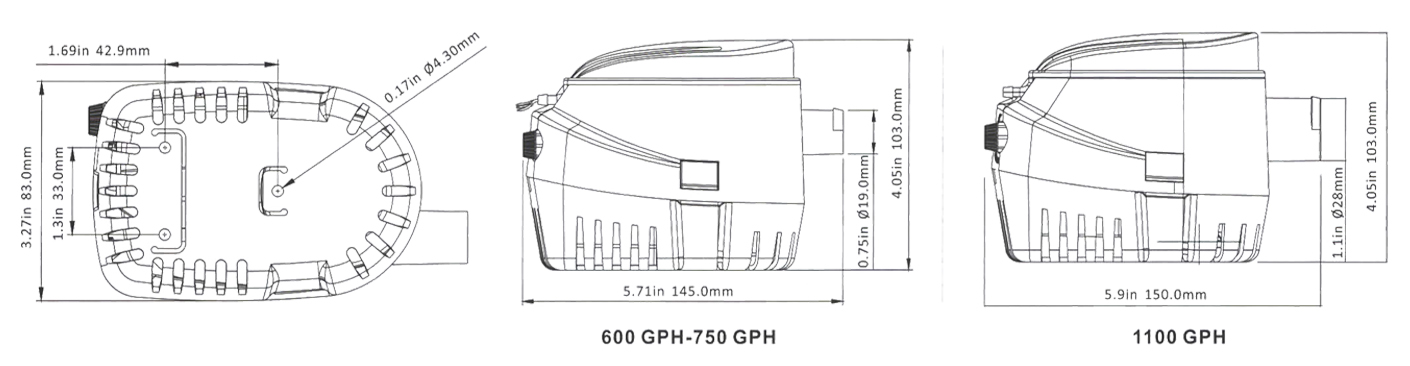 Mechanical Auto Bilge Pumps 6007501100 Gph (3)